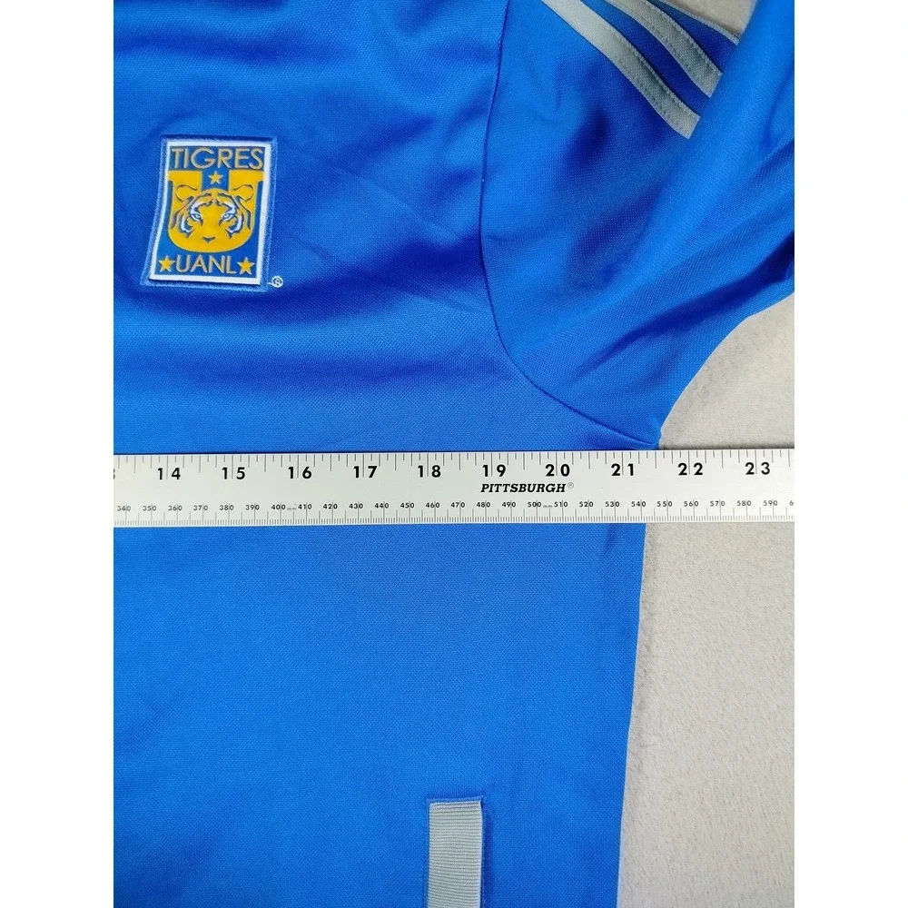 Tigres UANL‎ Track Jacket Mens Medium Blue Soccer Adidas Full Zip Top Warm Up